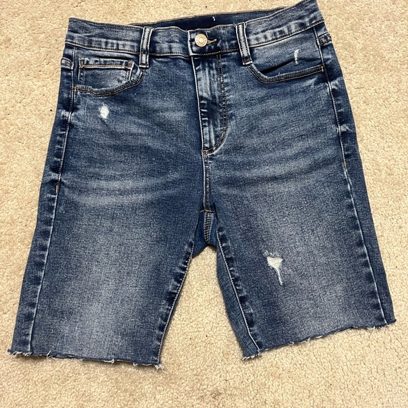 Garage High Rise Cutoff Jean Shorts - Picture 3 of 4